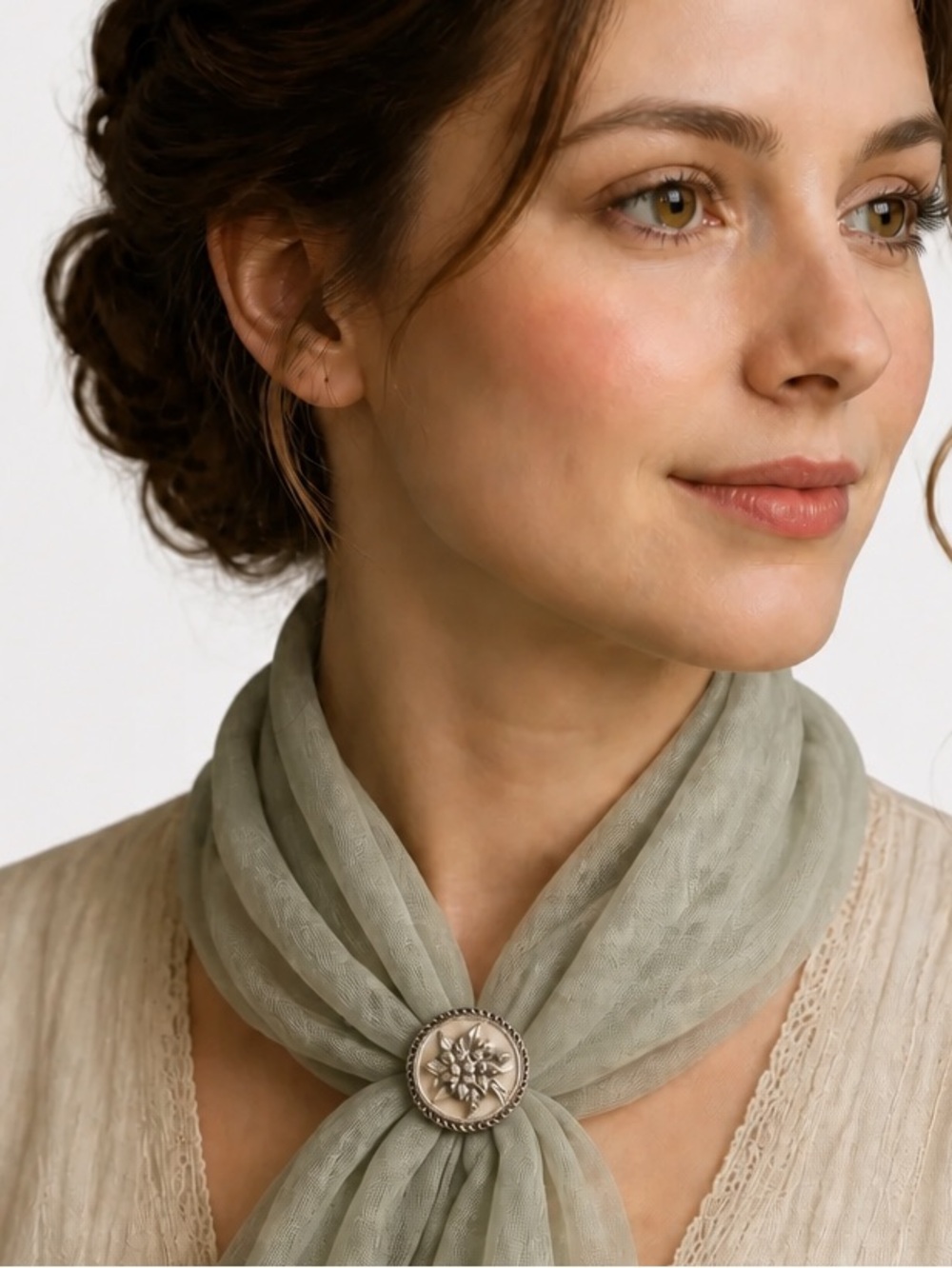 Vintage 50s scarf clip